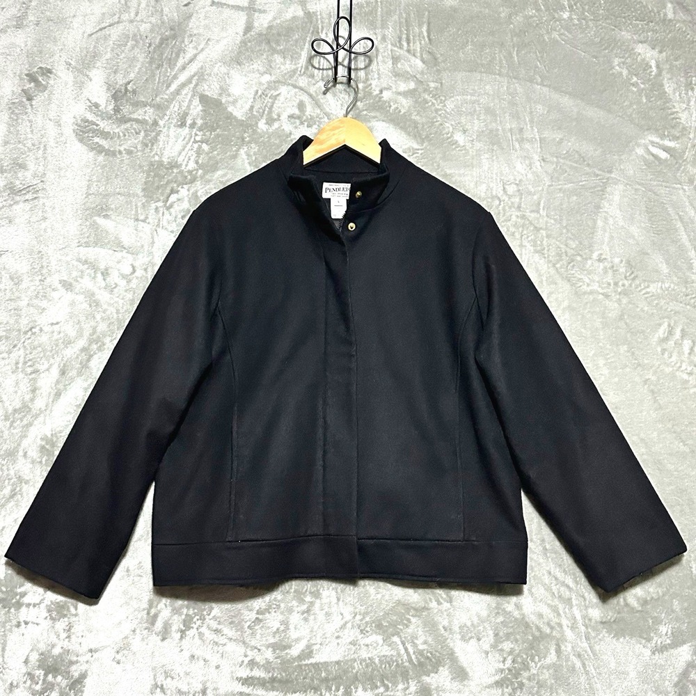 Vintage Pendleton Womens Bomber Jacket Large Oversized Grunge Utility Workwear